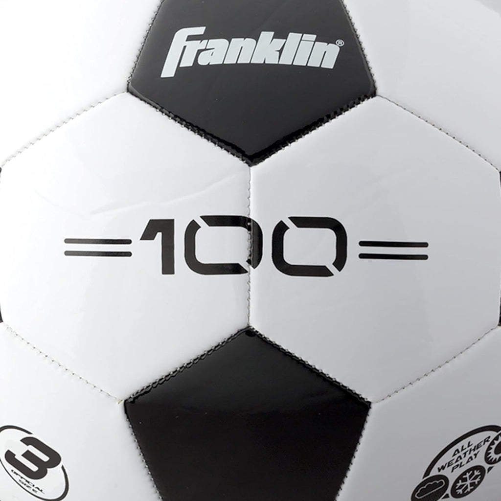 Soccer Balls - Youth & Adult - Sizes 3, 4 & 5 - Single & Bulk Packs - Black & White