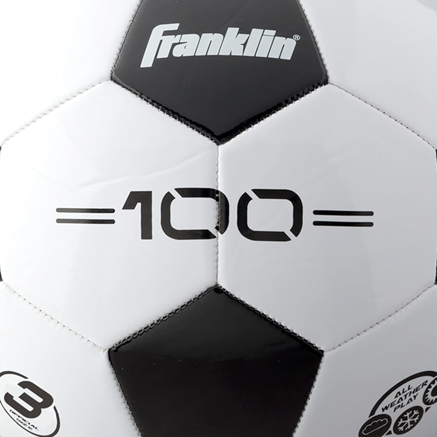 Soccer Balls - Youth & Adult - Sizes 3, 4 & 5 - Single & Bulk Packs - Black & White