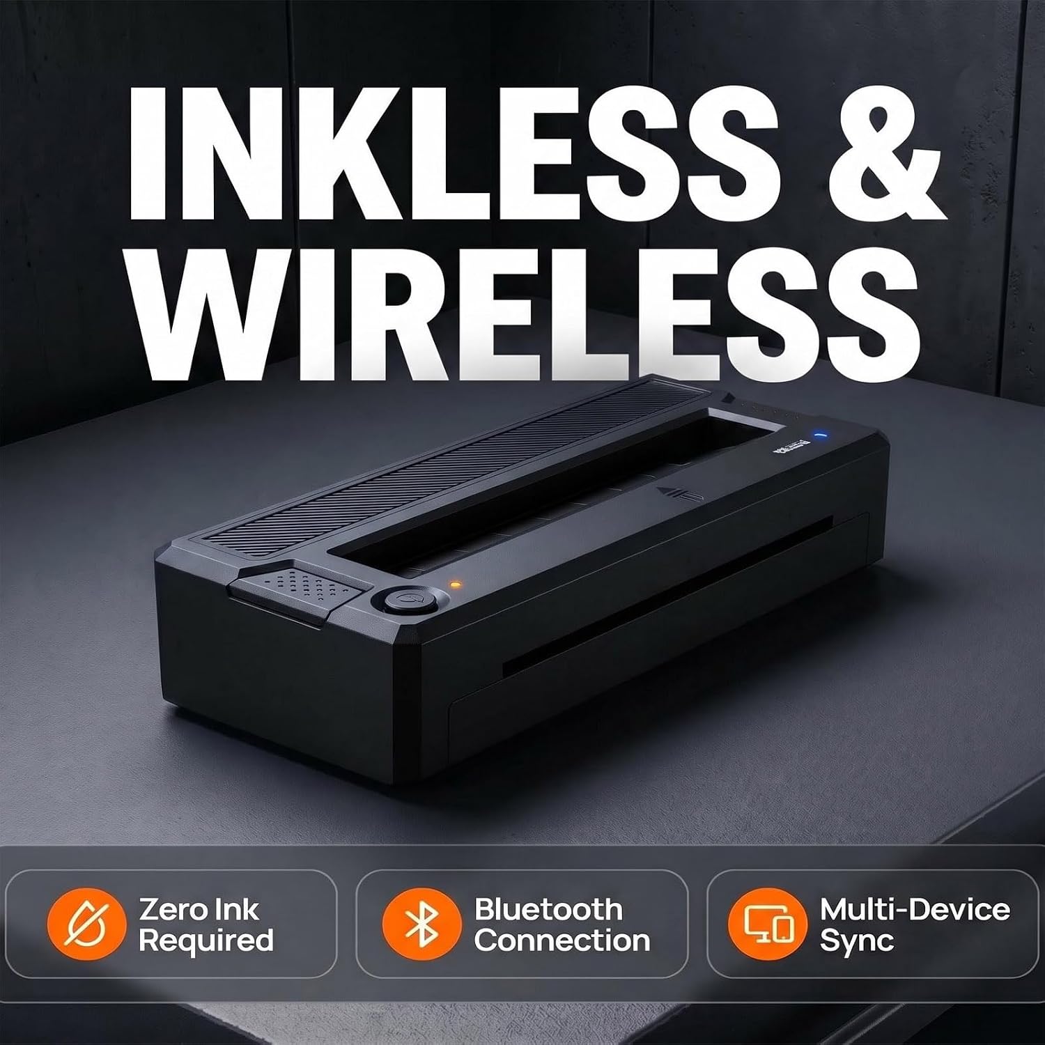 Tattoo Stencil Printer for Beginners & Artists, Wireless Thermal Tattoo Printer With 10pcs Thermal Paper & 3Pcs