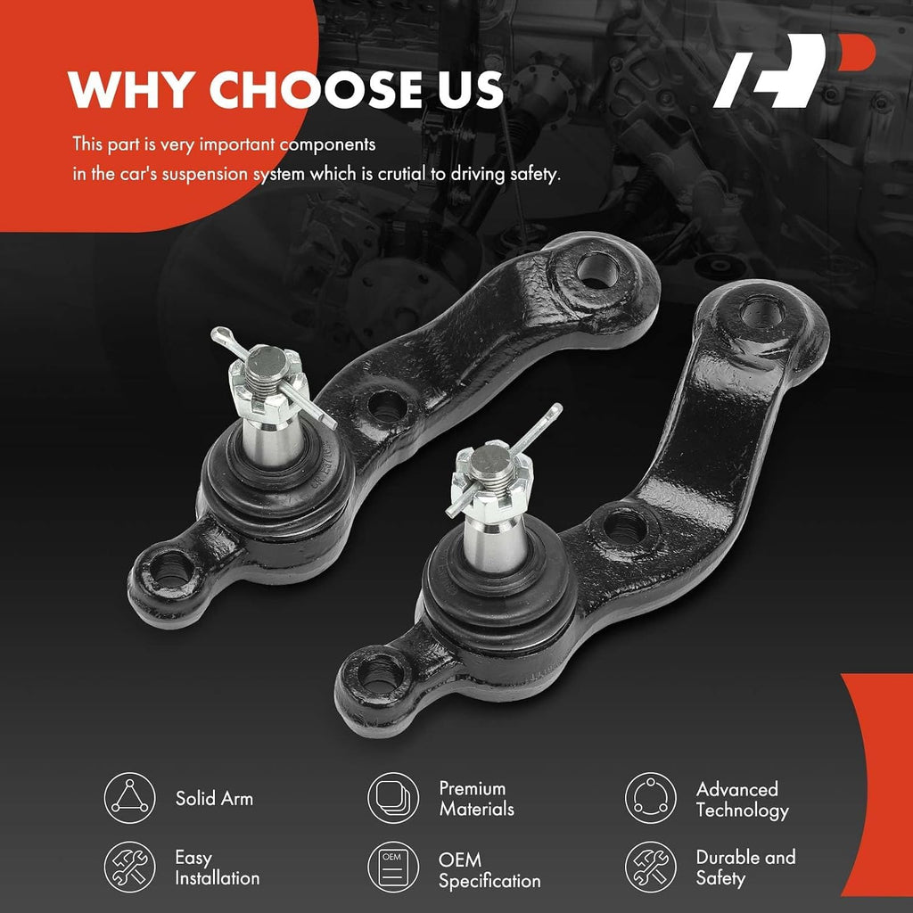 A-Premium Front Lower Ball Joint - Forge Steel, Compatible with Toyota