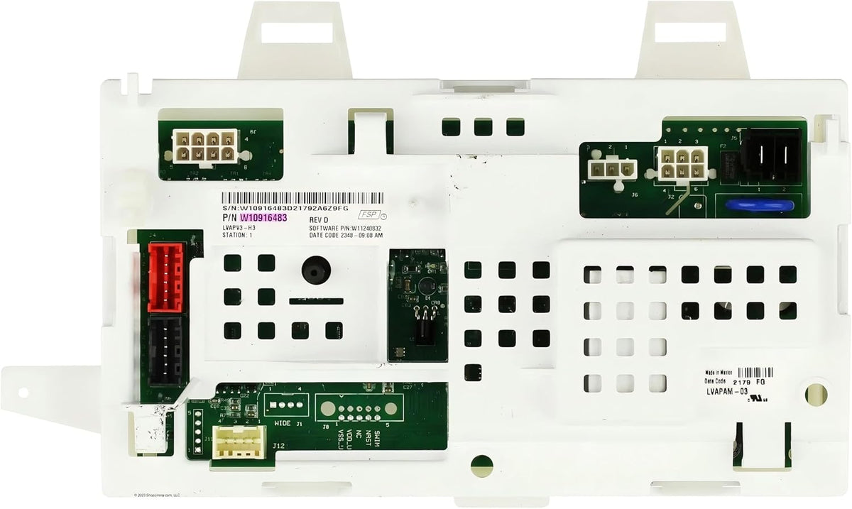 W10916483 for Maytag Whirlpool Washer Control Board WTW4655JW1 WTW4850HW2