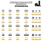 3440pcs Metric Screw Assortment Kit, M2 M3 M4 M5 Machine Screws