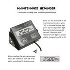 Timorn Small Engine Tachometer, Waterproof Tachometer for Small Engine