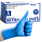 Nitrile Exam Gloves Small, 100 Count Disposable Gloves, Blue
