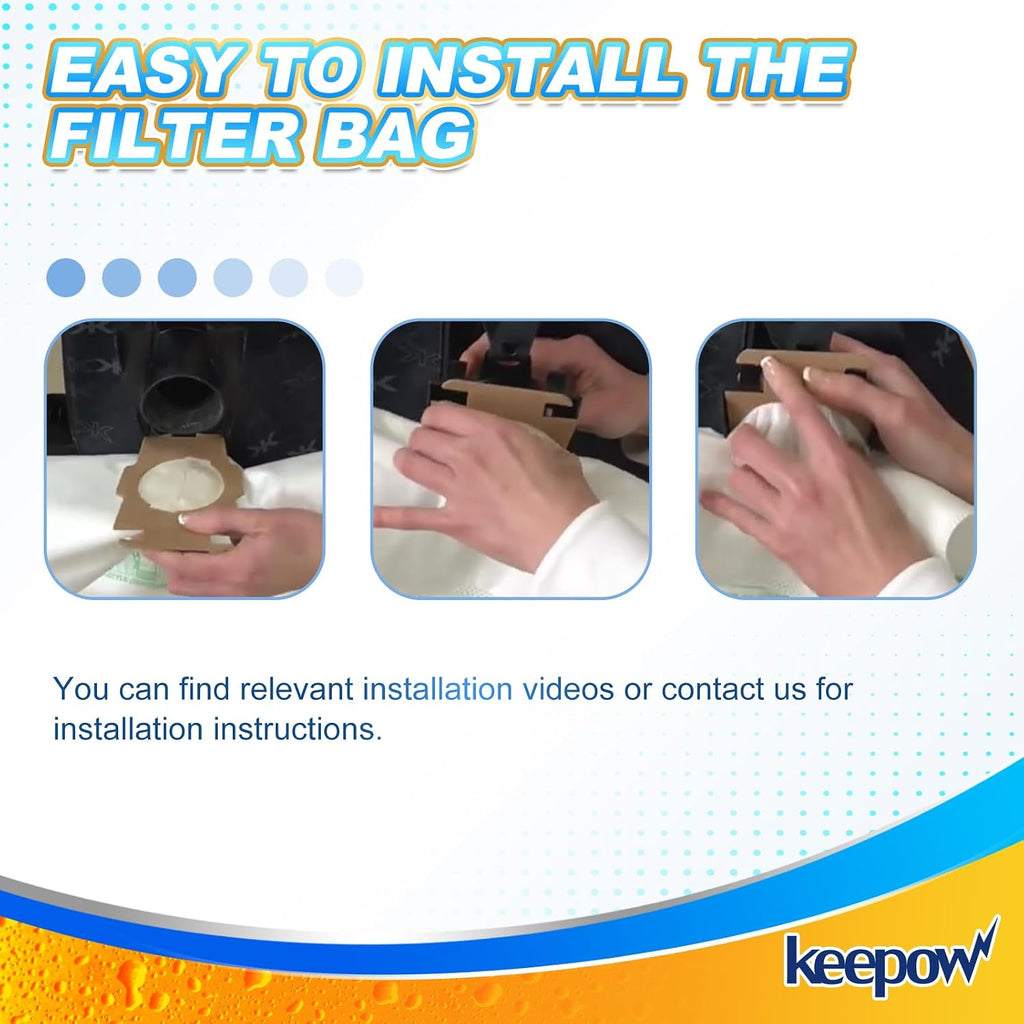 Vacuum Bags for Kirby Sentria, F Style Vacuum Cleaner Bags | for Kirby Avalir 2, Ultimate G, Diamond Edition, G