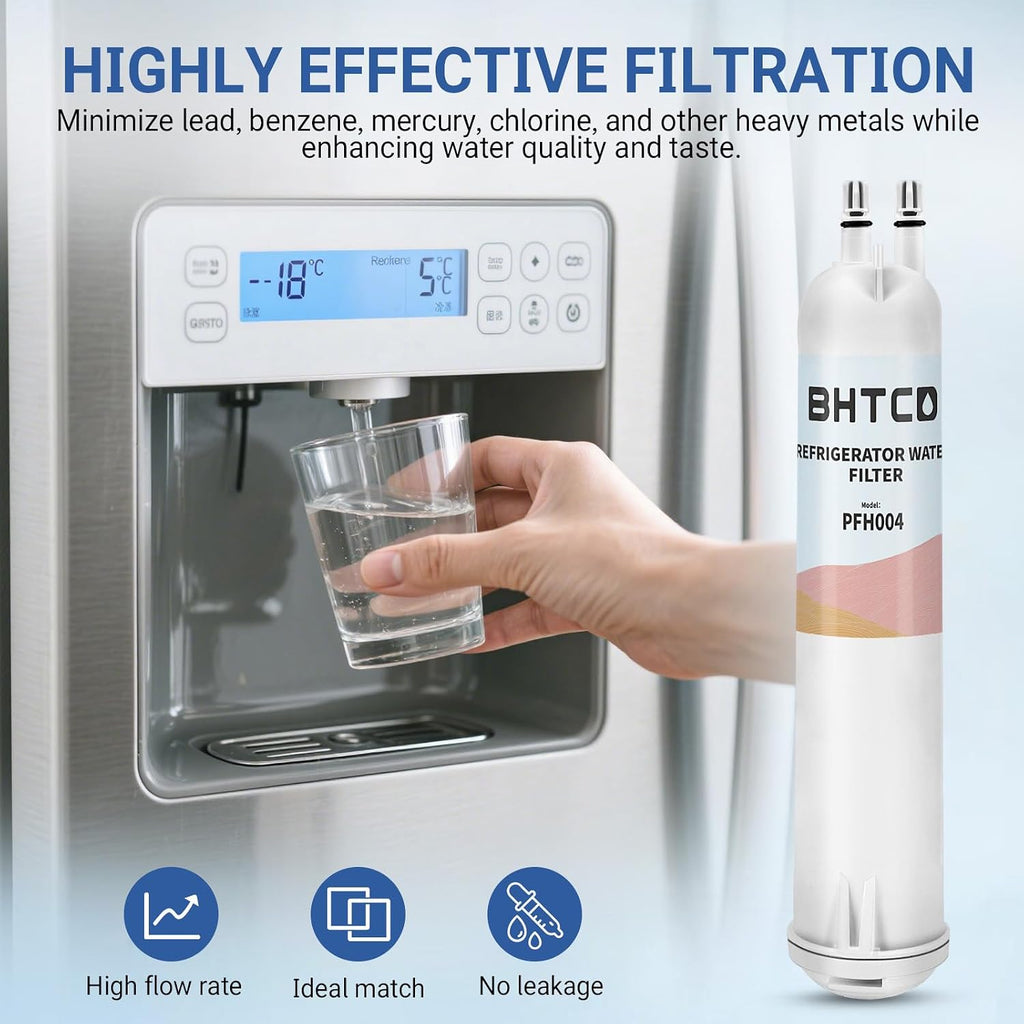 KAD3RXD1/WHR3RXD1 Water Filter 3 for Whirlpool ED5FVGXWS07, ED5KVEXVQ00, ED5FHEXVS 01/04, ED5FVGXWS 00/01/02/05/06/07 Refrigerator Filter Replacement. (3 Pack)