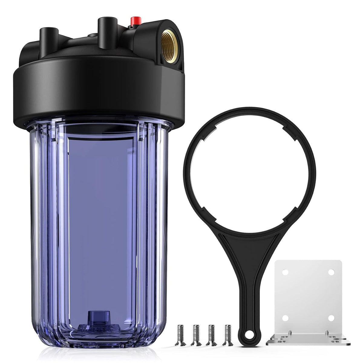 SimPure DB10C 10" *4.5" Whole House Water Filter Clear Housing