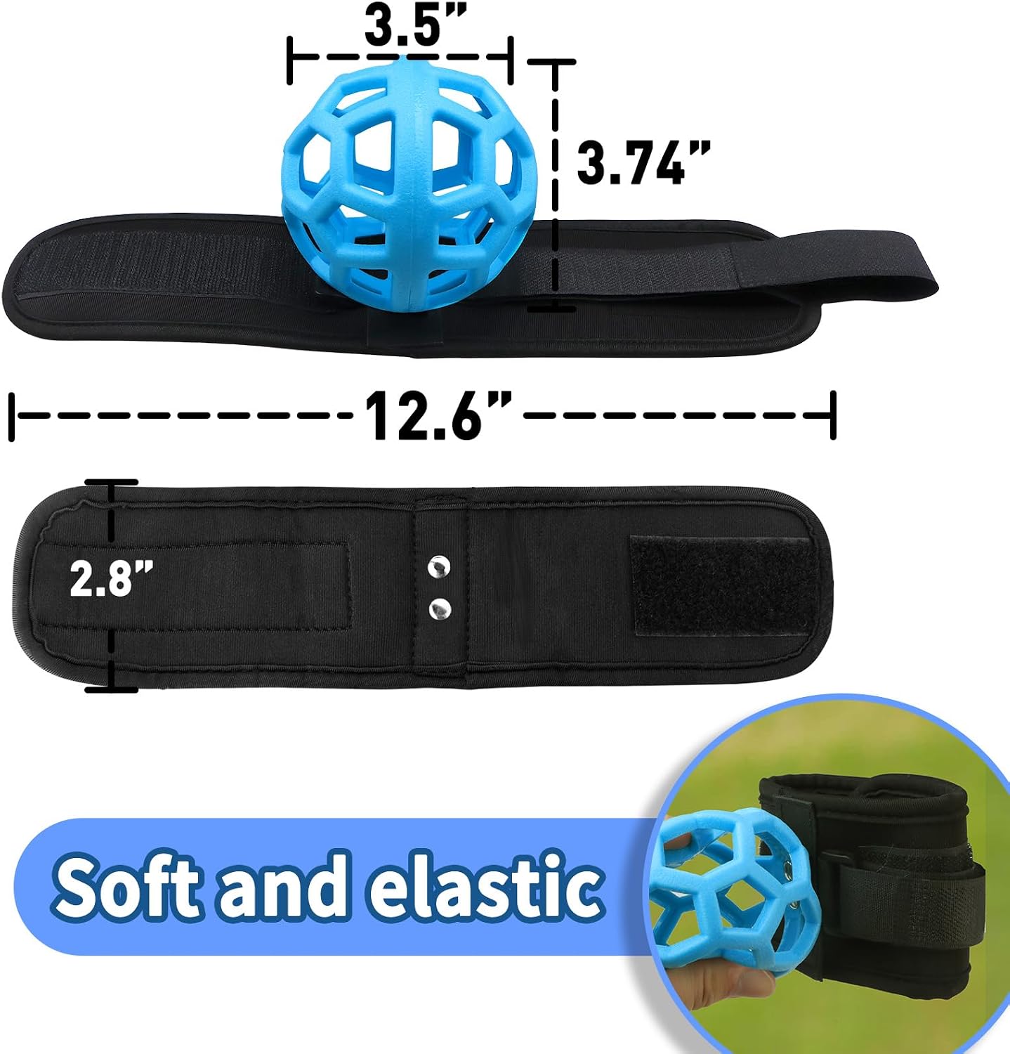 Smart Ball Golf Training Aid Golf Swing Trainer Ball, Practical Training Aid for Golf, Intelligent Ball for Beginner