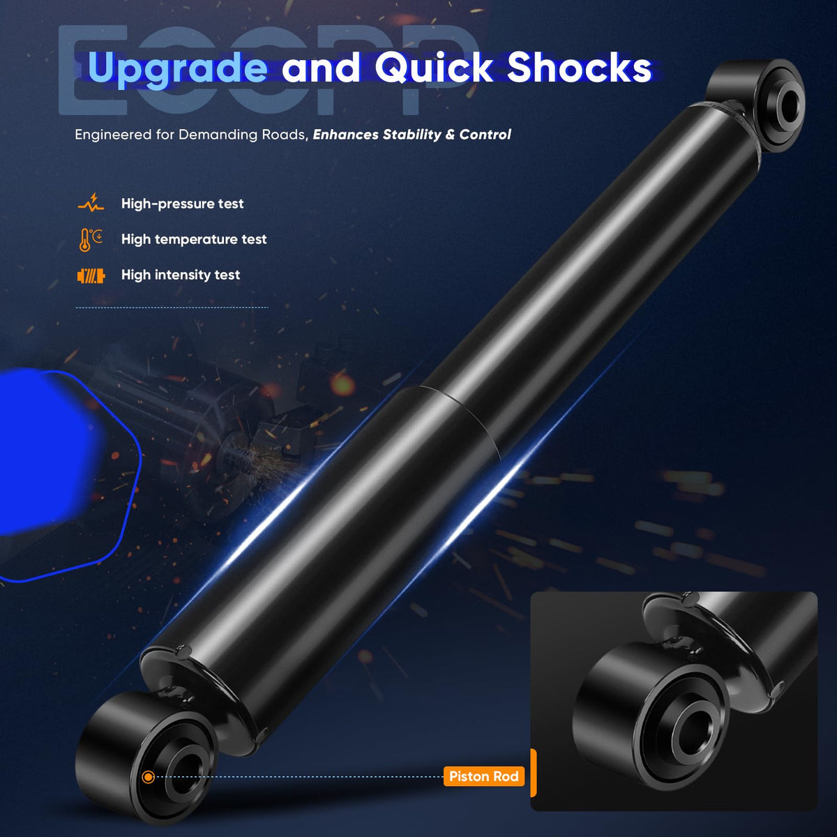 ECCPP shock absorbers shock Struts for 2001-2006 for Acura MDX