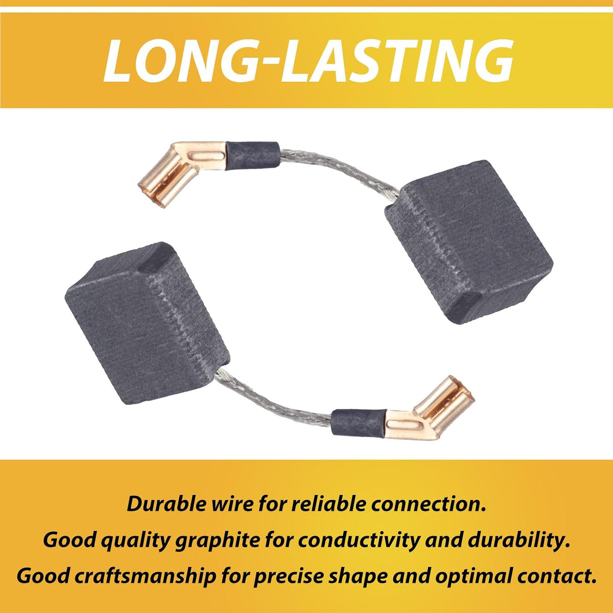 20 Pack N257540 Replacement Electric Motor Carbon Brushes Compatible with Dewalt Angle Grinder DWE402 DWE4214