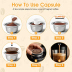 Reusable Coffee Pods for Nespresso Vertuo Pop, Next & Plus