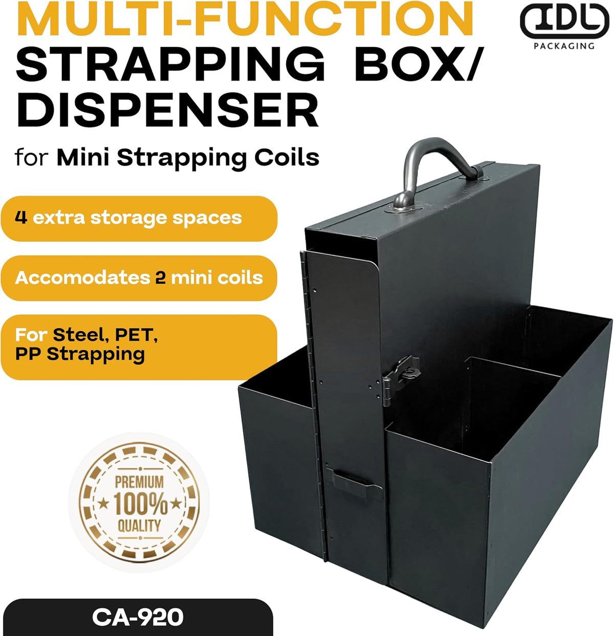 Strapping Cart & Dispenser for Steel, PET & PP Mini Coils