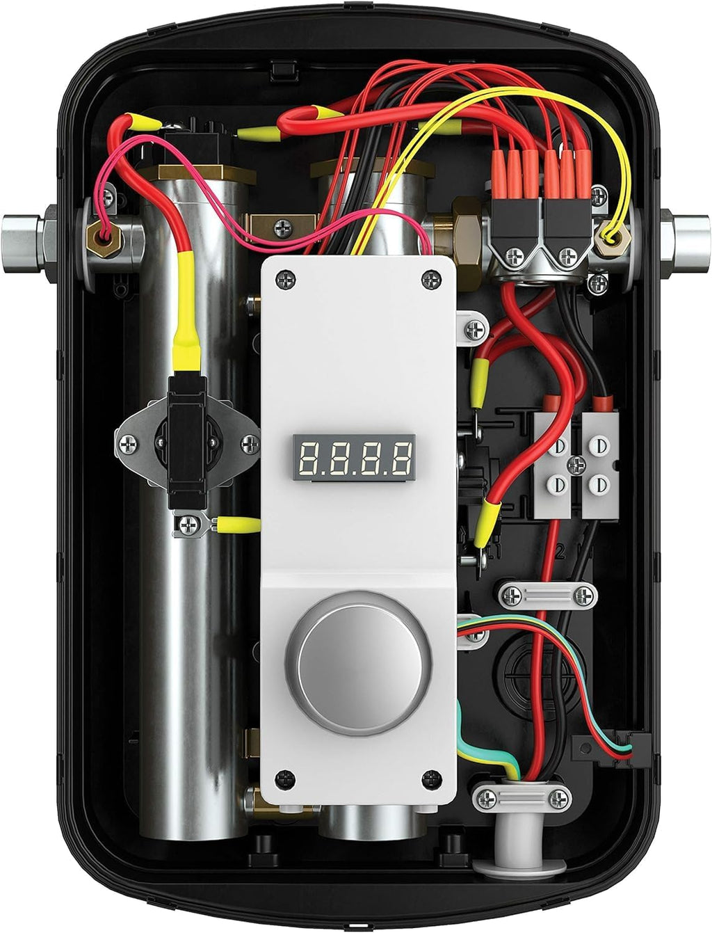 240V Heating Chamber RTEX-13 Residential Tankless Water Heater, GRAY