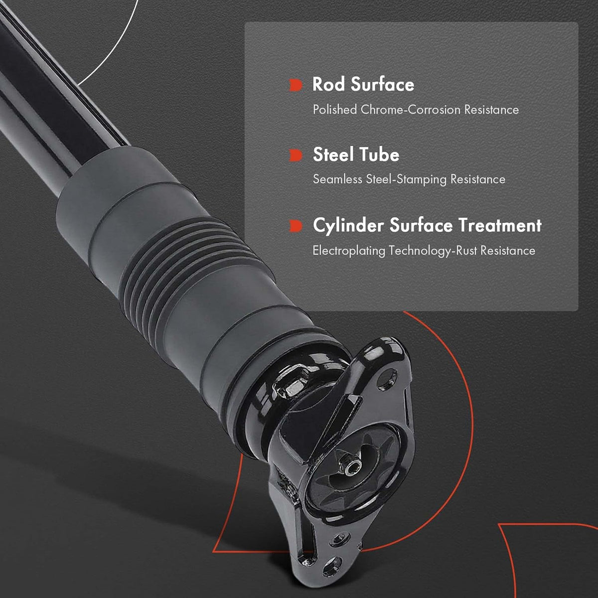 A-Premium Rear Shocks Compatible with Jeep & Dodge