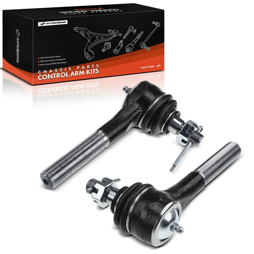 A-Premium 2 x Front Inner Outer Tie Rod Ends, Compatible with Dodge