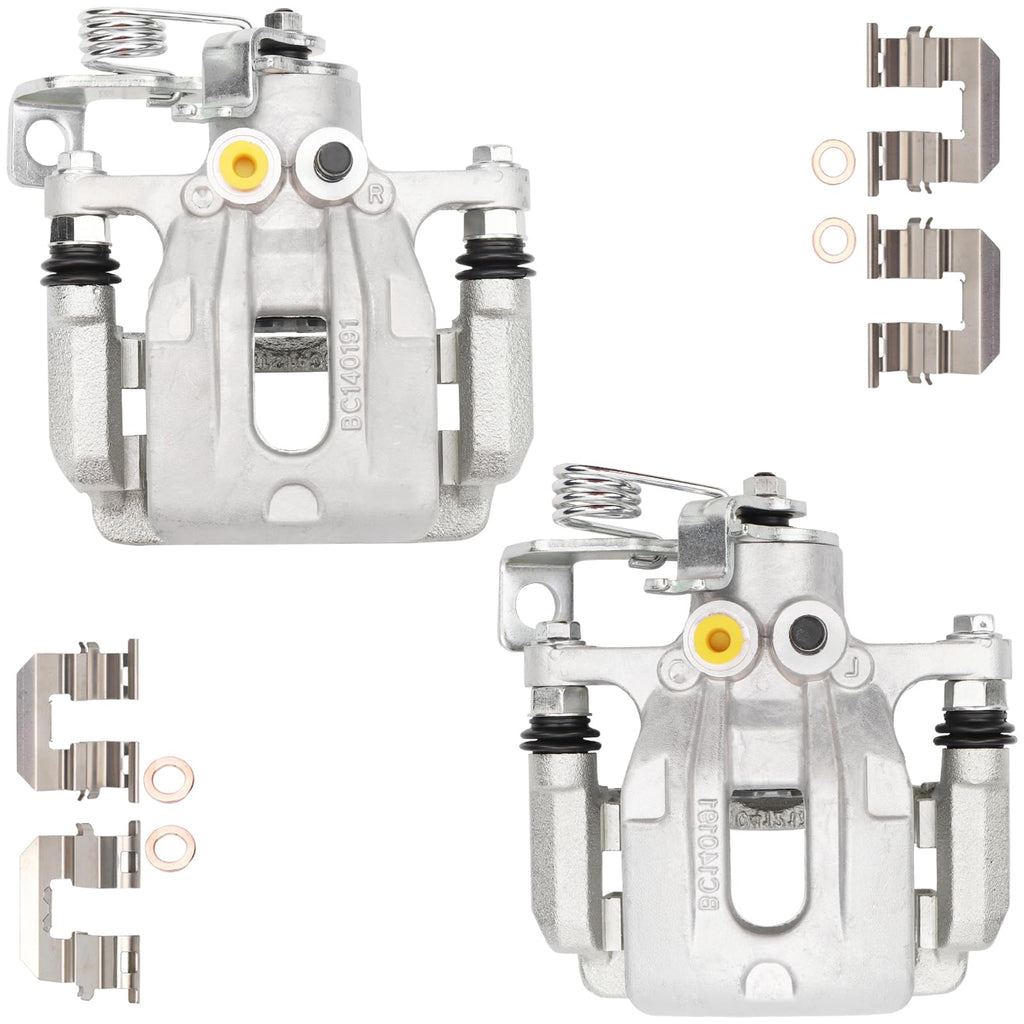 Brtec Rear Left & Rear Right Disc Brake Caliper Assembly 19B6454 19B6455