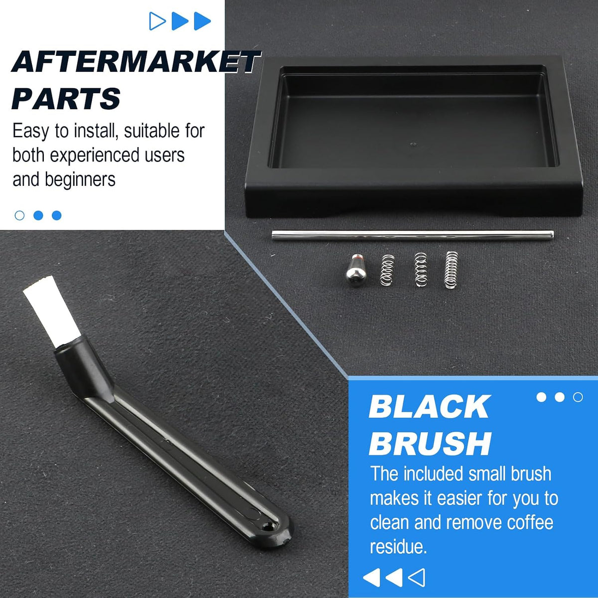 Low Profile Thin Drip Tray Kit for Traditional Espresso Coffee Machine