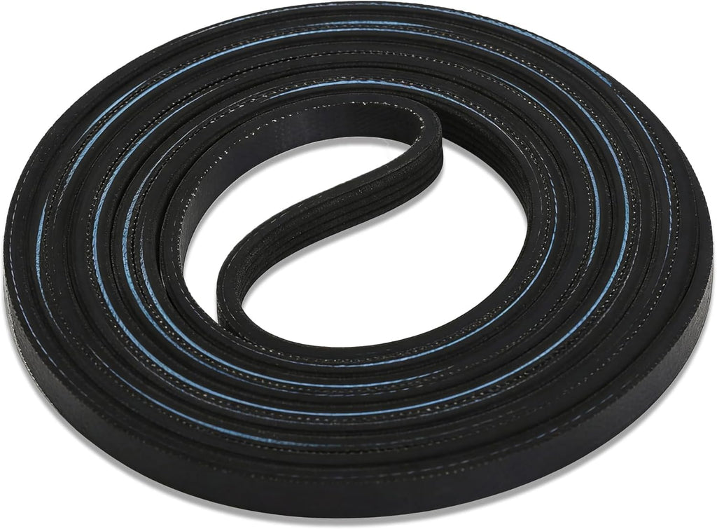 Dryer Drum Drive Belt 89.5" x 1/4" Compatible with GE Dryer GTD42EASJ2WW GTD45EASJ2WS GTD45EASJ3WS GTD65EBSJ3WS GTD65EBSJ2WS GTD65EBSJ4WS - Heavy Duty Anti-Slip Rubber Belt Replacement Part
