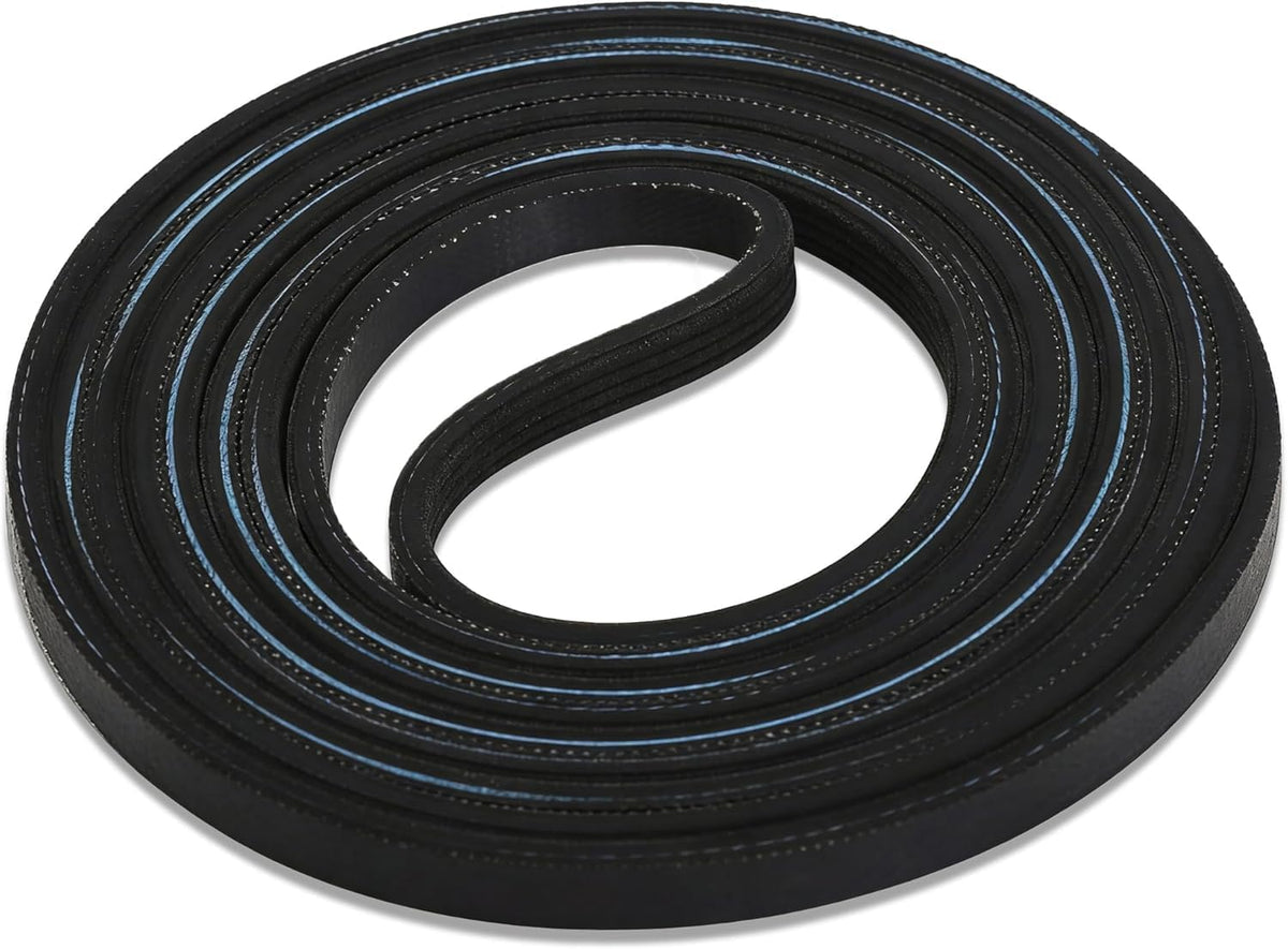 Dryer Drum Drive Belt 89.5" x 1/4" Compatible with GE Dryer GTD42EASJ2WW GTD45EASJ2WS GTD45EASJ3WS GTD65EBSJ3WS GTD65EBSJ2WS GTD65EBSJ4WS - Heavy Duty Anti-Slip Rubber Belt Replacement Part