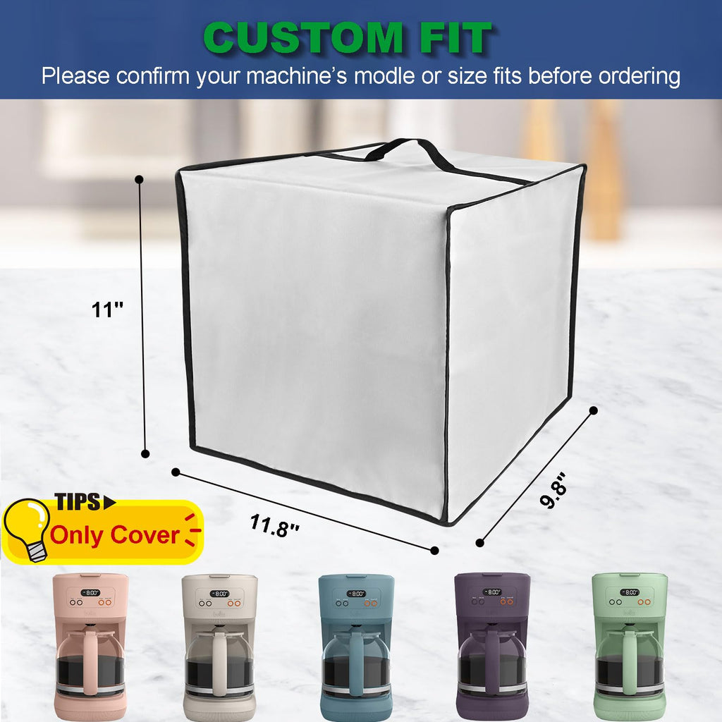 NUENSS-ROR Cover for BELLA 12 Cup Programmable Coffee Make (Gray)