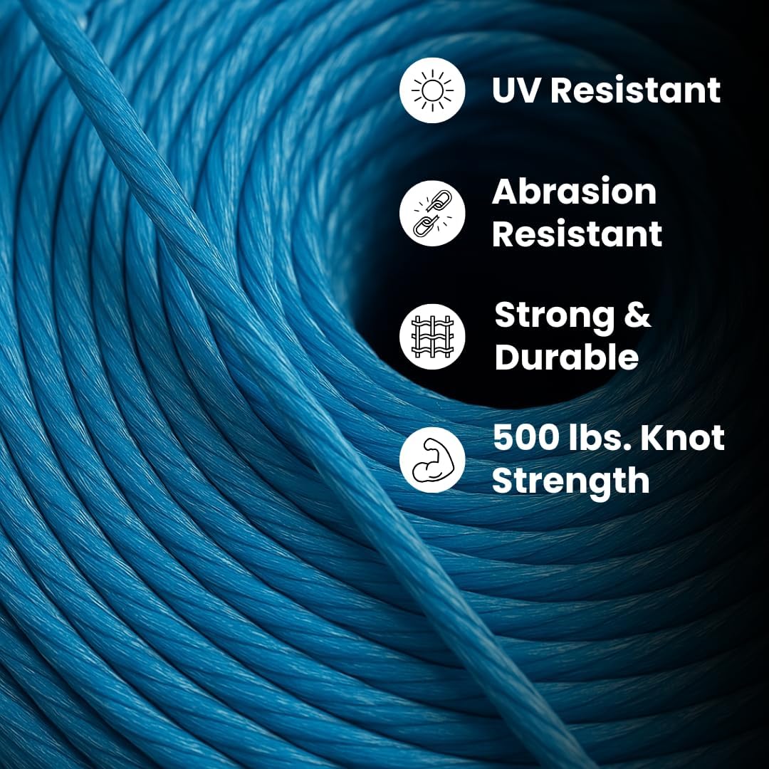 Bridon Max Hay Baling Twine - 500 x 4000 Ft - UV' Single Spool - Blue