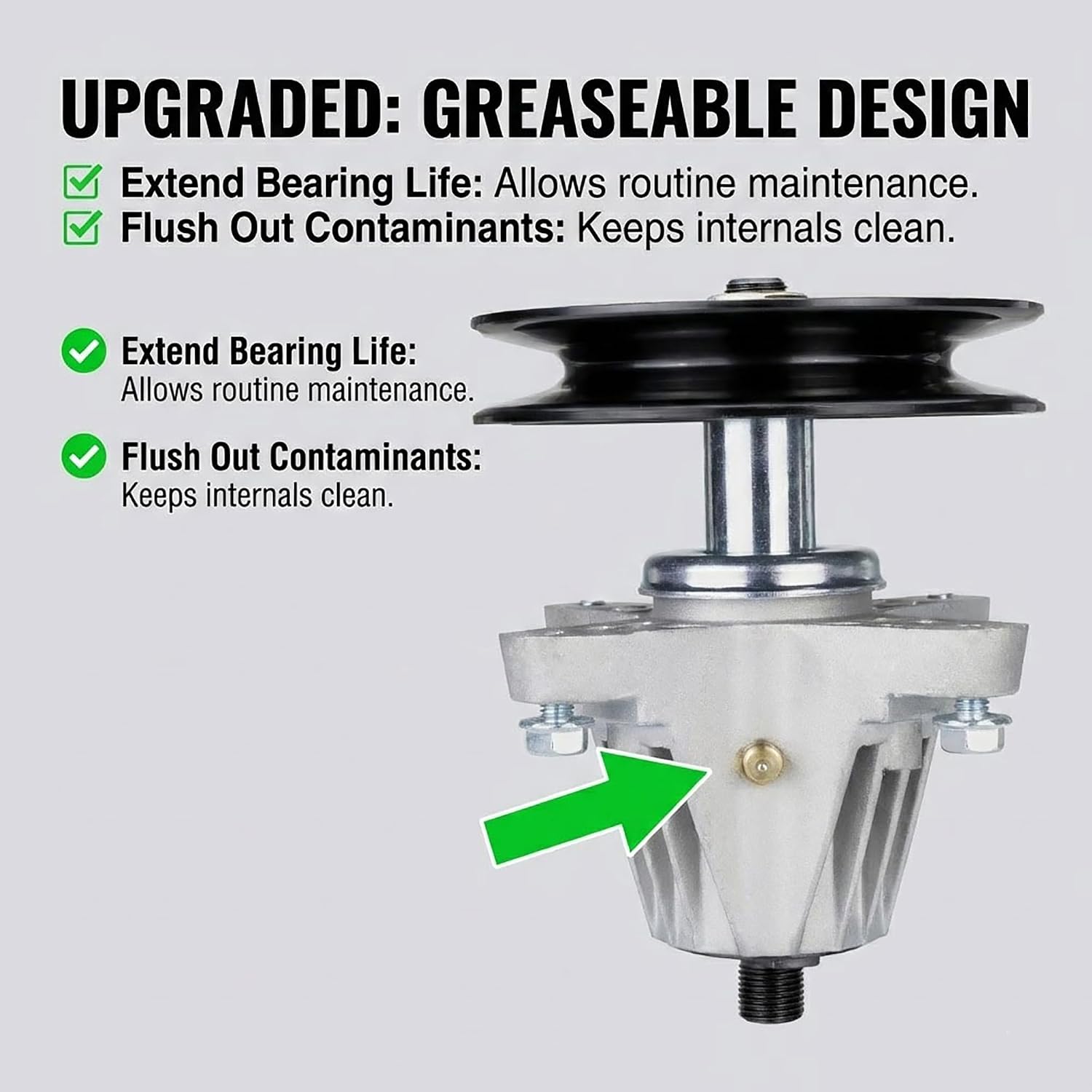 618P09236 Mower Deck Spindle Assembly Mandrel for Cub Cadet XT1-GT54 ZT1-54 ZT2-54 (54" Deck) - Replaces 618-09236