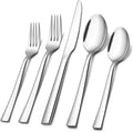 60-Piece Silverware Set, Stainless Steel Flatware Set for 12
