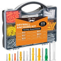 Wall Anchors Kit, 370 pcs, Picture Hanging Kit for Wall Decor