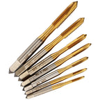 7 Pack Metric Thread Tap Set, Spiral Point Tap Set