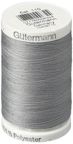 Gutermann Sew-All Thread, 547-Yard, Slate (3 Pack)