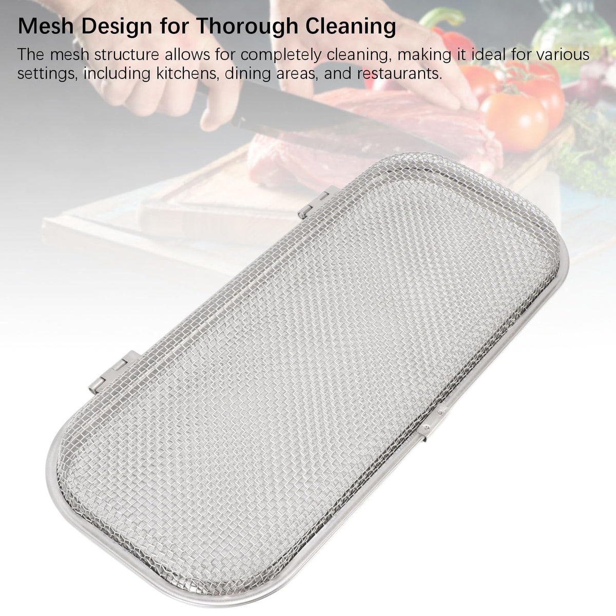 Dishwasher Basket for Small Items, Dishwasher Chopstick Basket, Stainless Steel Rectangular Mesh Drain Dishwasher Silverware Holder Replacement (Small 80x66x100cm)