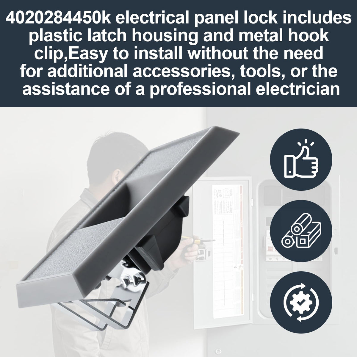4020284450K Electrical Panel Door Latche for Square D,QO and Homeline#BRRL
