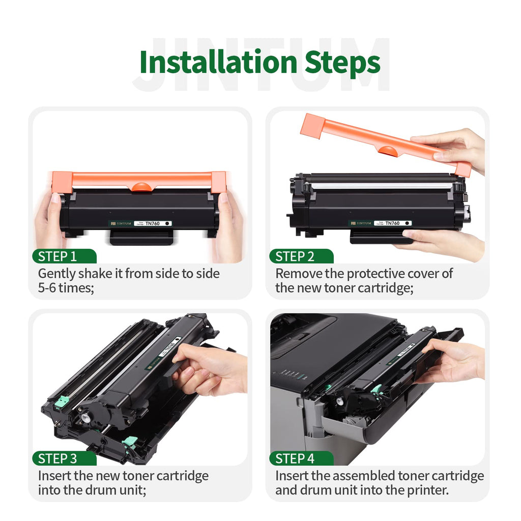 TN760 Compatible Toner Cartridge Replacement for Brother TN-760