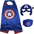 Superhero Capes and Masks for Kids - Satin Capes and Felt Masks for Boys