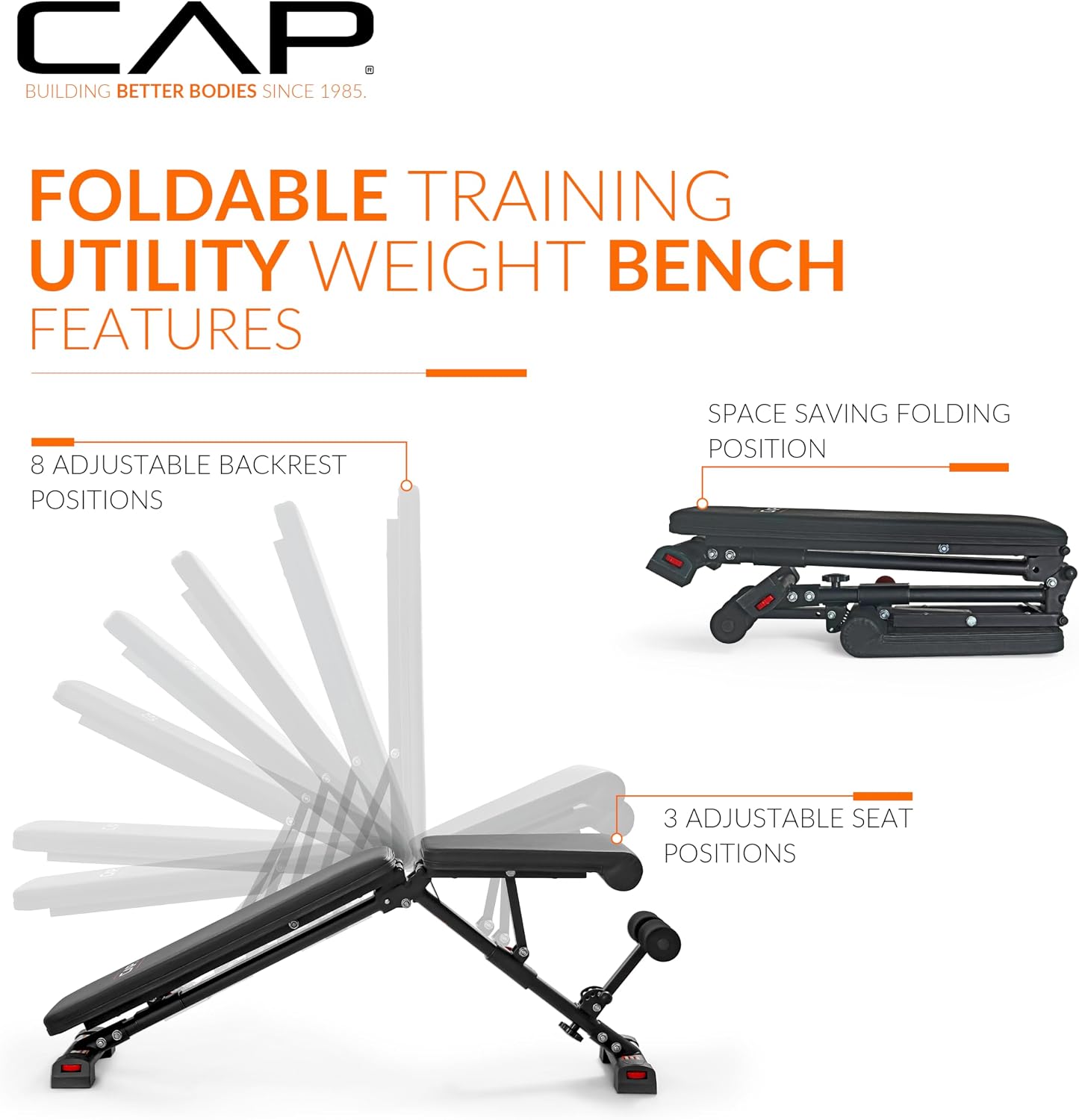 Barbell Multi-Purpose Adjustable Utility Strength Training Weight Bench | Multiple Options