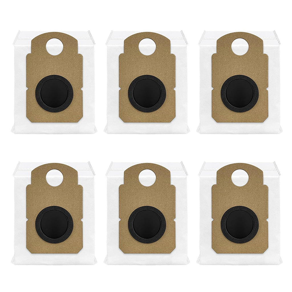 6 Pack Dust Bags for Dyson V10 Konical & Optic Auto-empty Dok