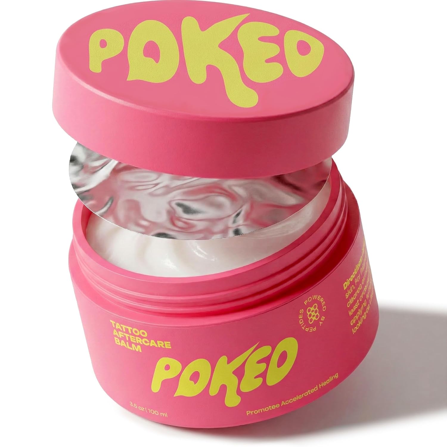Tattoo Aftercare Balm with Soothing Botanicals and Powered by Peptides (3.5 Oz)
