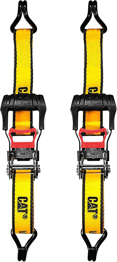 2 Piece Ratchet Tie Down Set with Soft Loops - 16 Feet x 1-1/2 Inches (1000/3000 lbs) - 980063N