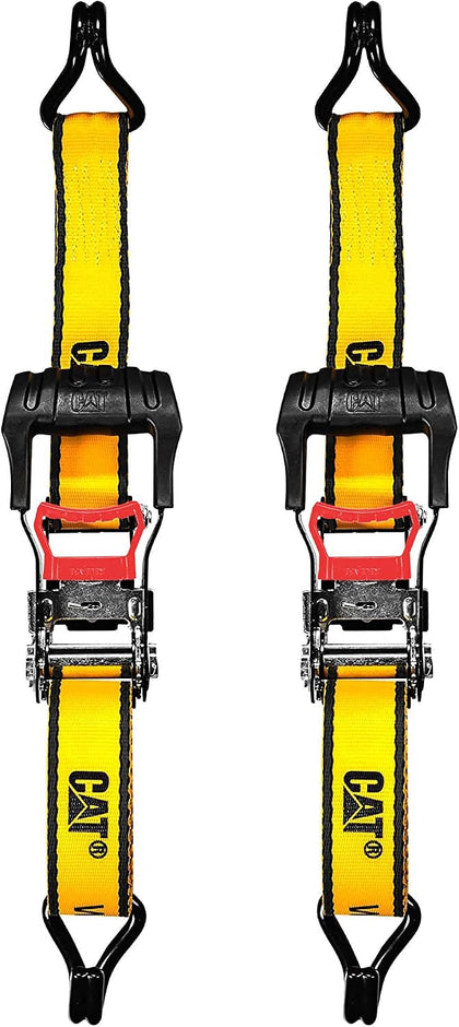 2 Piece Ratchet Tie Down Set with Soft Loops - 16 Feet x 1-1/2 Inches (1000/3000 lbs) - 980063N