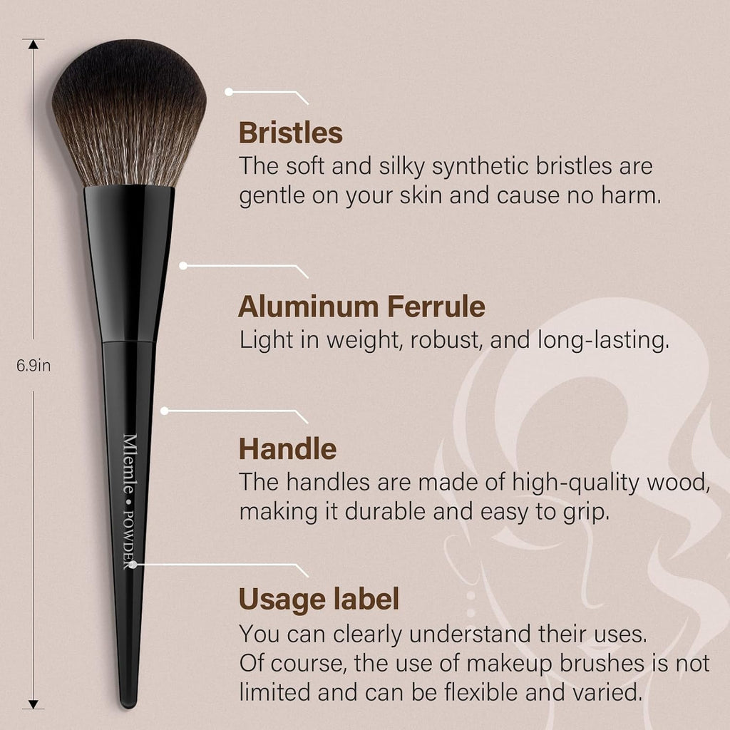 Makeup Brushes Set, Mlemle Professional 25 Pcs Makeup Kit, Include Powder Foundation Concealers Blush Eye shadows 21