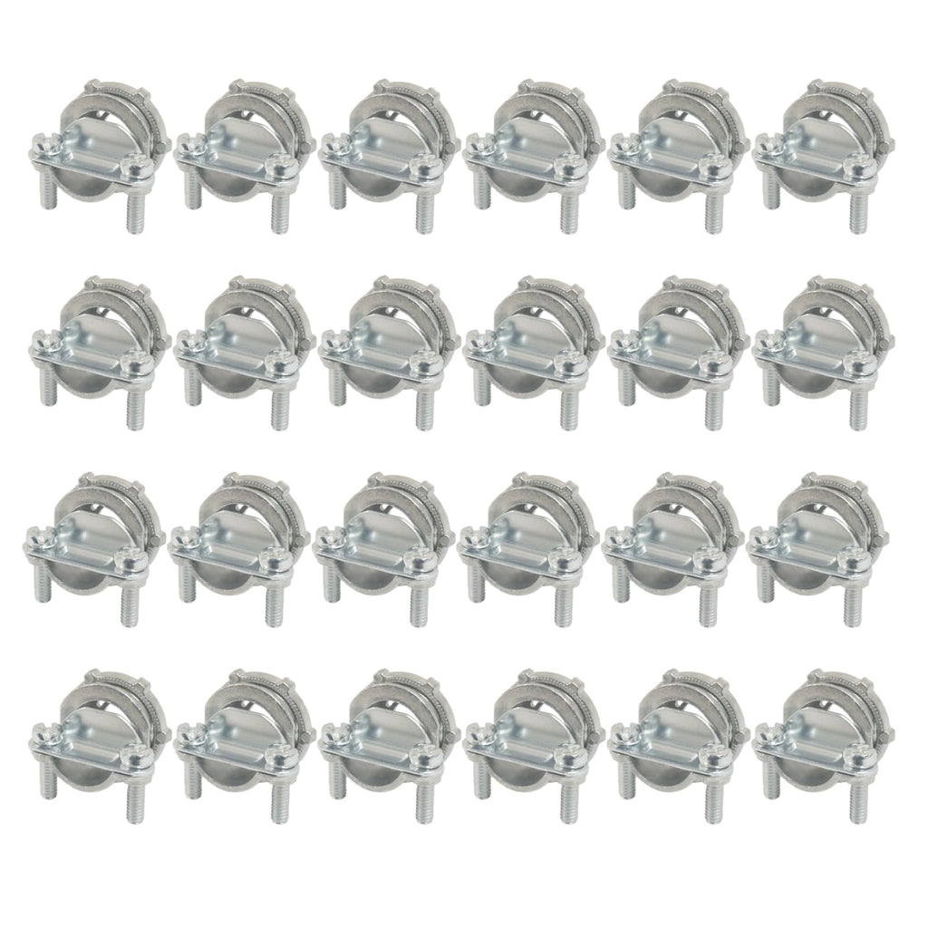 Zorveiio 3/8 Inch Clamp Type Cable Connectors, 24 Pack