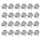 Zorveiio 3/8 Inch Clamp Type Cable Connectors, 24 Pack