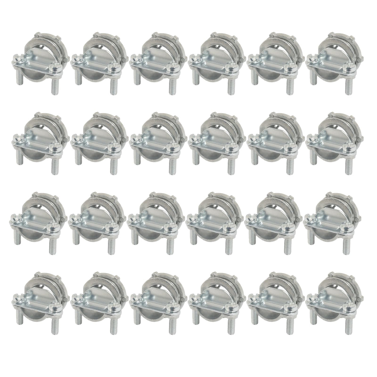 Zorveiio 3/8 Inch Clamp Type Cable Connectors, 24 Pack