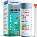 11 in 1 Aquarium Water Test Kit,Fish Tank Freshwater Ammonia Test Strips