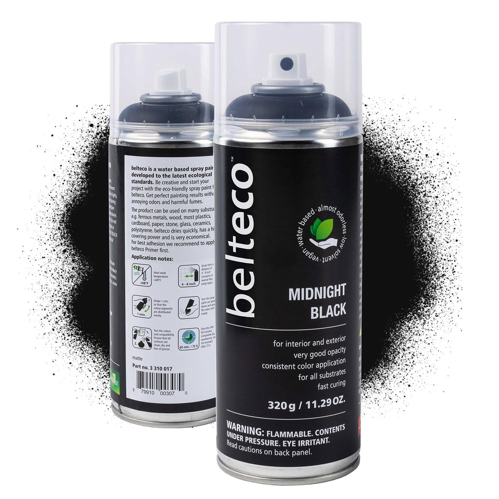 Spray Paint Black Matte | Water-based Matte Black Spray Paint