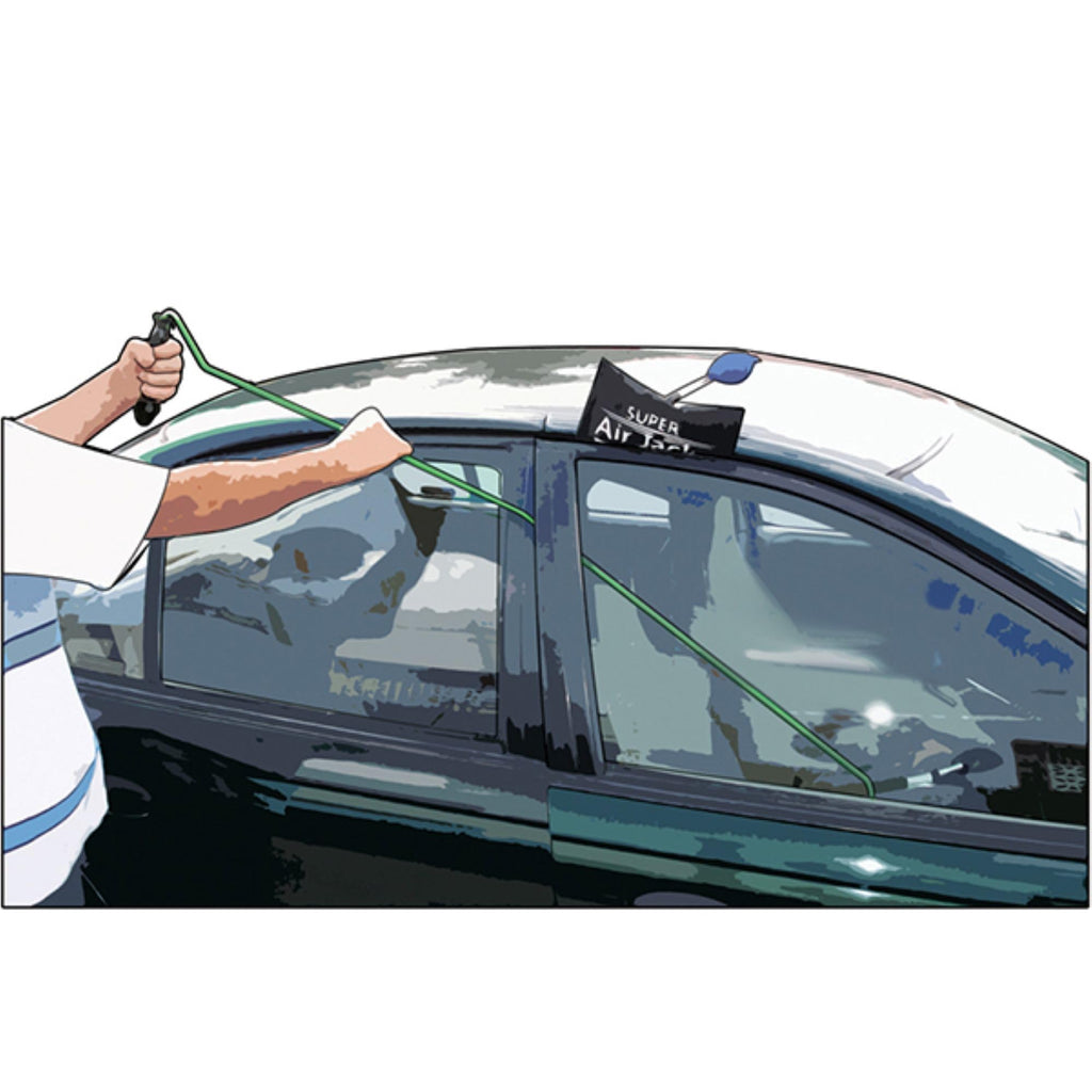 52" Inch Long Reach Quick Max Lockout Tool, Pre-Bent, Scratch-Proof Coating, Store-N-Go Handle