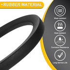 uxcell C68 Drive V-Belt 68 Inch (1727mm) Inner Circumference x 22mm Width x 14mm Height, Rubber V Belt for Power Transmission