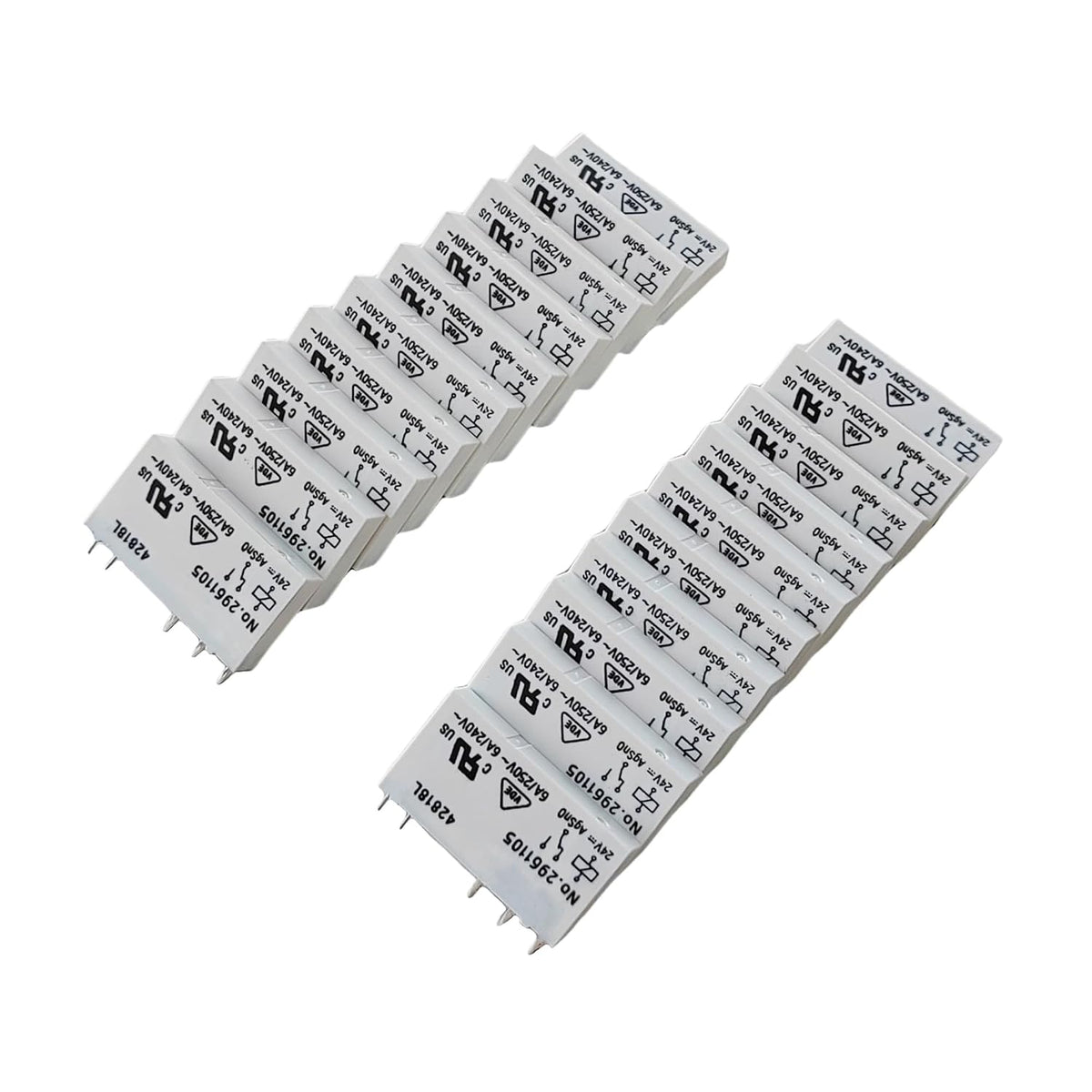 NO.2961105 Phoenix Contact Power Relay 5 Pins 6A 250VAC 24VDC (20)