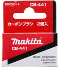 Makita CB441 Carbon Brushes (Pair) Replacement for Rotary Hammers BHR202