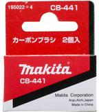 Makita CB441 Carbon Brushes (Pair) Replacement for Rotary Hammers BHR202